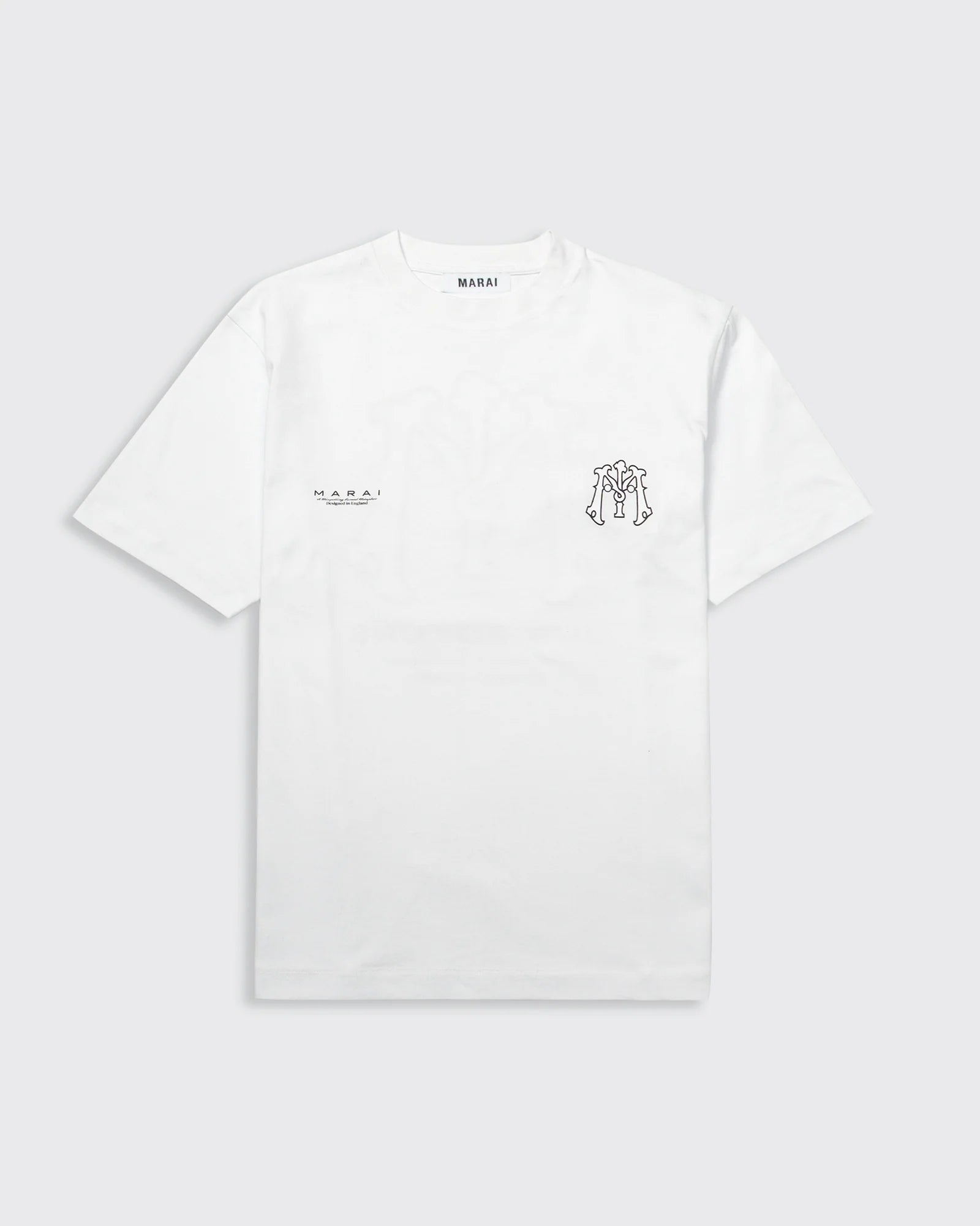 MARAI Monogram Logo T-Shirt - White
